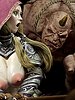 Submission of a beautiful lady to a stupid monster - Goblin's Toys 3 by Uiafox