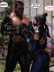 You are hung like a horse, I've never had one so big before - Kitana vs Jax by Dark Lord